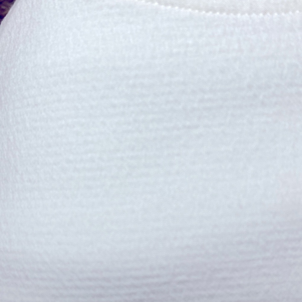 Avocado White Women's Long Sleeve Cropped Sweatshirt Size S - Picture 5 of 5